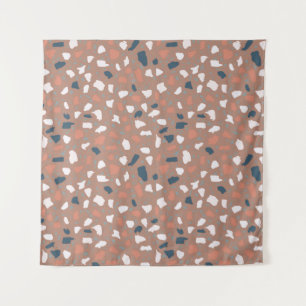 De vloerbedekking van de Terrazzo naadloos. steen Wandkleed
