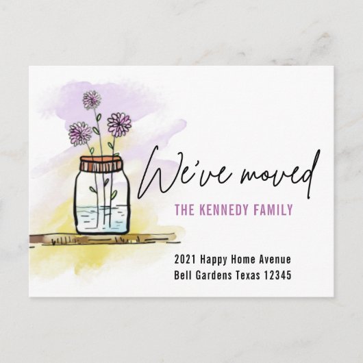  De vloeren van de Waterverf van de klap hebben wi Aankondigingskaart (Voorkant)