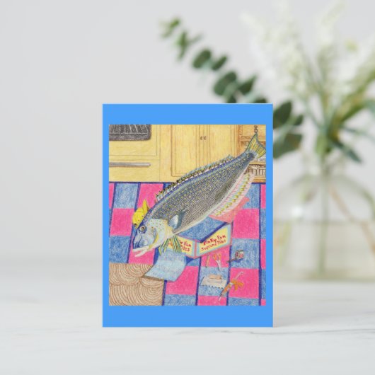 De vloerketel briefkaart (Staand voorkant)