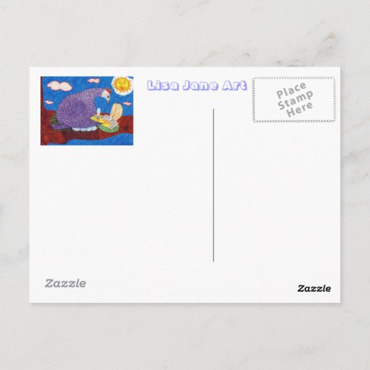 De vloerketel briefkaart (Achterkant)