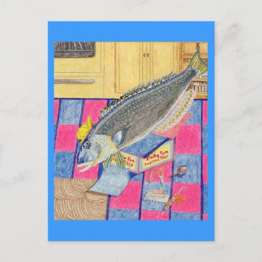 De vloerketel briefkaart (Voorkant)