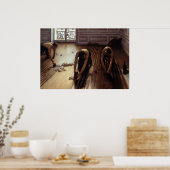 De vloerkrapers poster (Keuken)