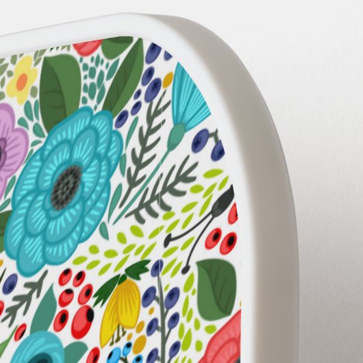 De vloermmen en het Patroon van Ladybugs voegen om Pickleball Paddle (Links Detail)