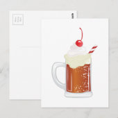 De Vlotter van het Bier van de wortel Briefkaart (Voorkant / Achterkant)