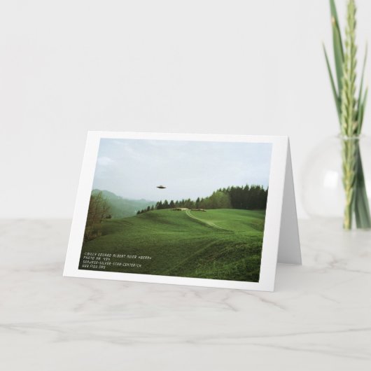 De Vlucht 1975 van de Demonstratie van Semjase Kaart (Voorkant)