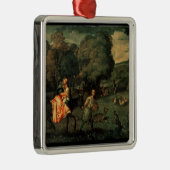 De vlucht naar Egypte, 1500 Metalen Ornament (Rechts)