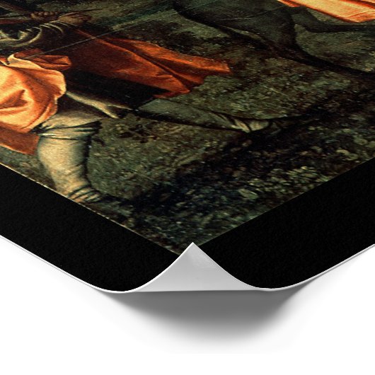 De vlucht naar Egypte, 1500 Poster (Hoek)