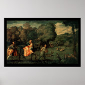 De vlucht naar Egypte, 1500 Poster (Voorkant)