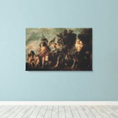 De vlucht naar Egypte, 17e eeuw Canvas Afdruk (Insitu (Houten vloer))