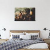 De vlucht naar Egypte, 17e eeuw Canvas Afdruk (Insitu (Slaapkamer))