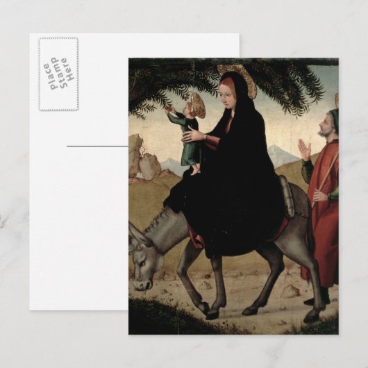 De vlucht naar Egypte 2 Briefkaart (Voorkant / Achterkant)