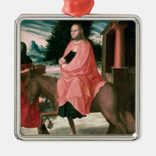 De vlucht naar Egypte 2 Metalen Ornament (Voorkant)