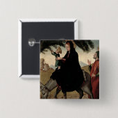 De vlucht naar Egypte 2 Vierkante Button 5,1 Cm (Voorkant /achterkant)