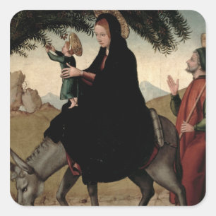 De vlucht naar Egypte 2 Vierkante Sticker
