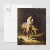 De vlucht naar Egypte Briefkaart (Voorkant / Achterkant)