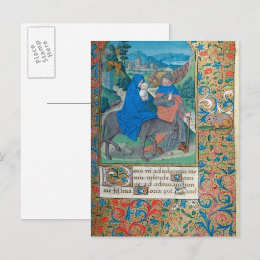 De vlucht naar Egypte Briefkaart (Voorkant / Achterkant)