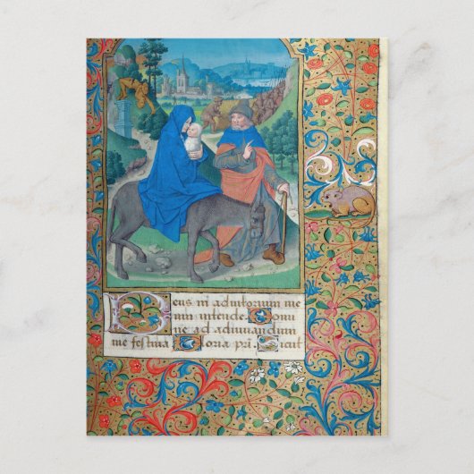 De vlucht naar Egypte Briefkaart (Voorkant)