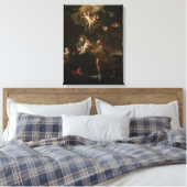 De vlucht naar Egypte Canvas Afdruk (Insitu (Slaapkamer))