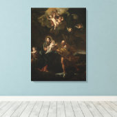 De vlucht naar Egypte Canvas Afdruk (Insitu (Houten vloer))