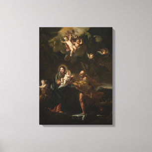 De vlucht naar Egypte Canvas Afdruk