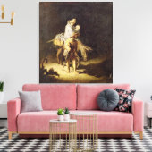 De vlucht naar Egypte Canvas Afdruk (Insitu (Woonkamer))