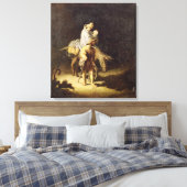 De vlucht naar Egypte Canvas Afdruk (Insitu (Slaapkamer))