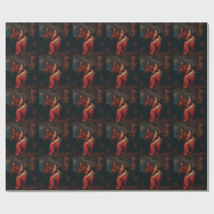 De vlucht naar Egypte door Abraham Bloemaert  Cadeaupapier