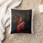 De vlucht naar Egypte door Abraham Bloemaert  Kussen (Deken)