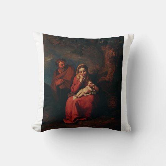 De vlucht naar Egypte door Abraham Bloemaert  Kussen (Voorkant)