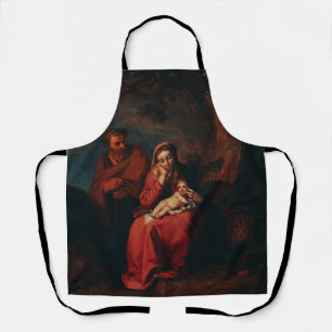 De vlucht naar Egypte door Abraham Bloemaert  Schort