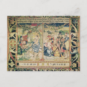 De vlucht naar Egypte en de verergering van Briefkaart