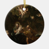 De vlucht naar Egypte Keramisch Ornament (Voorkant)