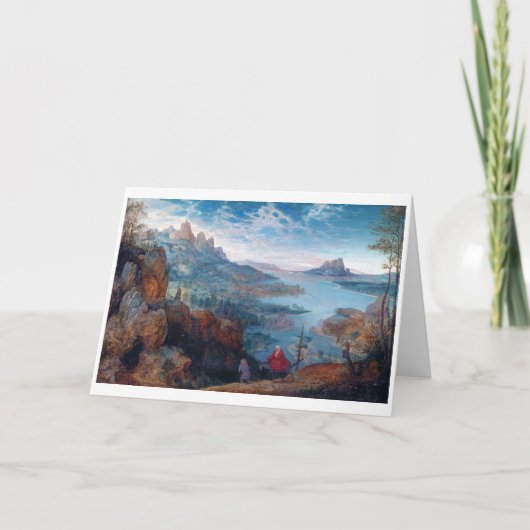 De vlucht naar Egypte, Pieter Bruegel Kaart (Voorkant)