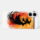 De vlucht van de Ember Shadow Case-Mate iPhone Case (Achterkant (horizontaal))