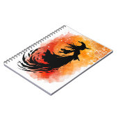 De vlucht van de Ember Shadow Notitieboek (Linkerzijde)