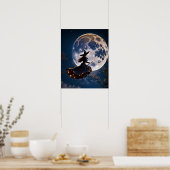 De vlucht van de heks poster (Keuken)