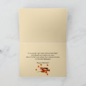 De Vlucht van de Heks van Halloween Kaart (Binnen)