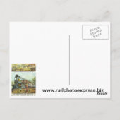 De vlucht van de Snelle Post Briefkaart (Achterkant)