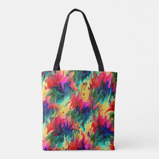 De vlucht van de vlinders.... tote bag (Achterkant)