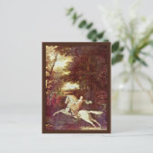 De vlucht van Florimell, Florimell Escape by Washi Briefkaart (Staand voorkant)