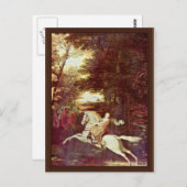 De vlucht van Florimell, Florimell Escape by Washi Briefkaart (Voorkant / Achterkant)