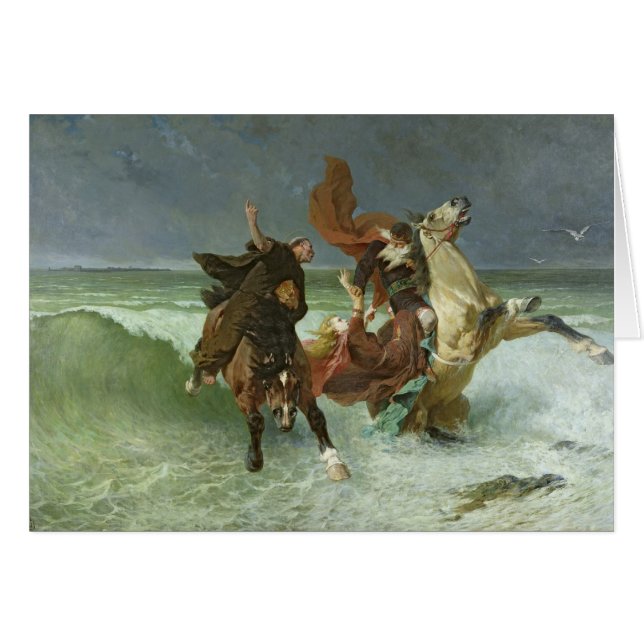 De vlucht van Gradlon Mawr c.1884 (Voorkant Horizontaal)