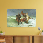 De vlucht van Gradlon Mawr c.1884 Canvas Afdruk (Insitu (Woonkamer))