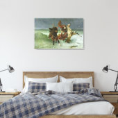 De vlucht van Gradlon Mawr c.1884 Canvas Afdruk (Insitu (Slaapkamer))