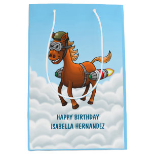 De vlucht van het pony raket medium cadeauzakje