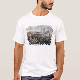 De vlucht van Napoleon uit de strijd tegen Waterlo T-shirt