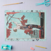 DE VLUCHTGROOTTE, BEAUTY MODE DESIGNER Red Blauwgr Tissuepapier (Craft)