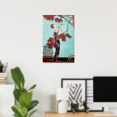 DE VLUCHTIGE VOGEL, MODEONTWERPER POSTER (Thuiskantoor)