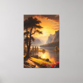 De Vluchtplaats van Sereniteit Canvas Afdruk (Voorkant)
