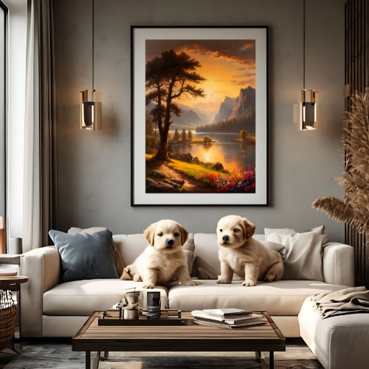 De Vluchtplaats van Sereniteit Canvas Afdruk